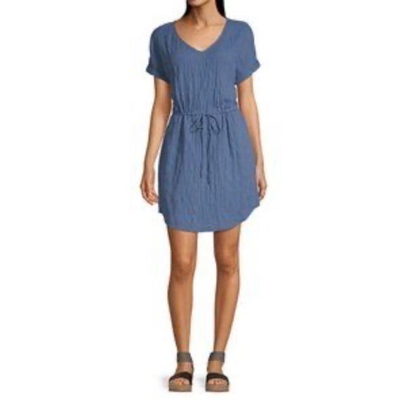 a.n.a Dresses & Skirts - A.n.a Blue Shirt Dress Size XL NWT .